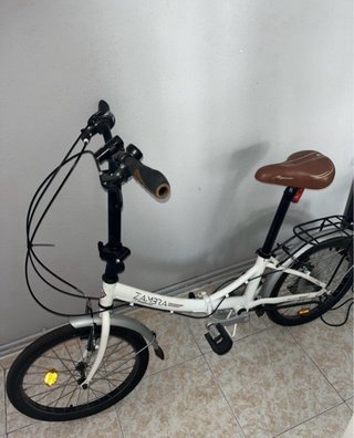 Bicicleta Plegable Zambra Megamo Blanca
