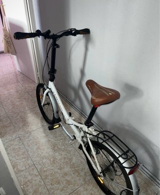 Bicicleta Plegable Zambra Megamo Blanca