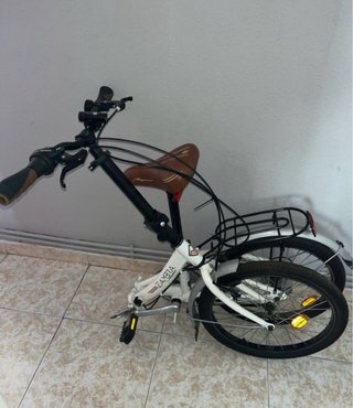 Bicicleta Plegable Zambra Megamo Blanca