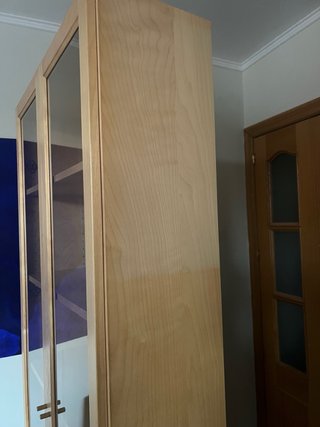 Estantería Billy Ikea Madera y Cristal