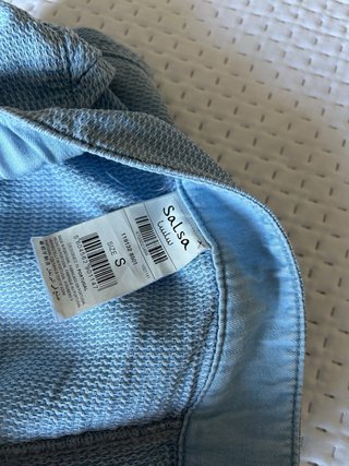 Minifalda pantalón Salsa azul