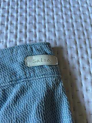 Minifalda pantalón Salsa azul