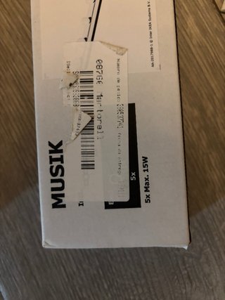 Espejo y bombillas nuevo de tocador de ikea