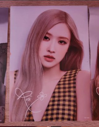 Póster Rosé K-Pop