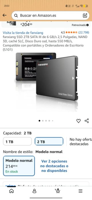 SSD 2TB Fanxiang 2.5 SATA3