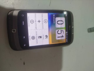 HTC Wildfire A3333 Teléfono Vintage Marrón