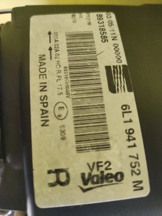 FARO DELANTERO DERECHO SEAT IBIZA III 6L1 1 OPTICA