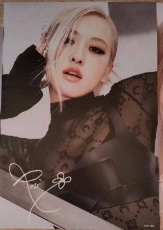 Póster Rosé K-Pop