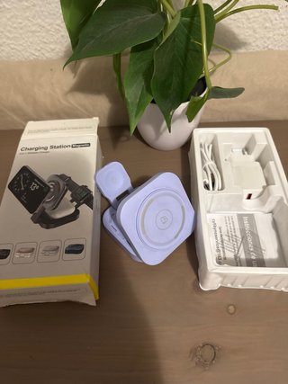 Cargador Inalámbrico 3 en 1 Plegable