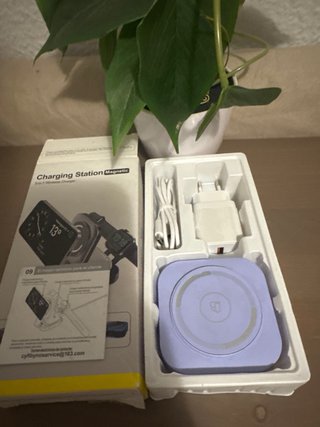 Cargador Inalámbrico 3 en 1 Plegable