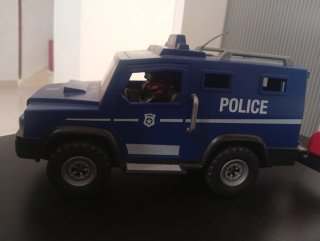 Playmobil Coche Policía y Barco