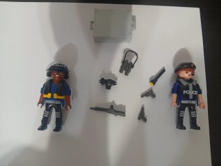 Playmobil Coche Policía y Barco