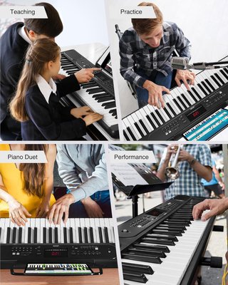 Piano Digital 61 Teclas con Soporte nuevo