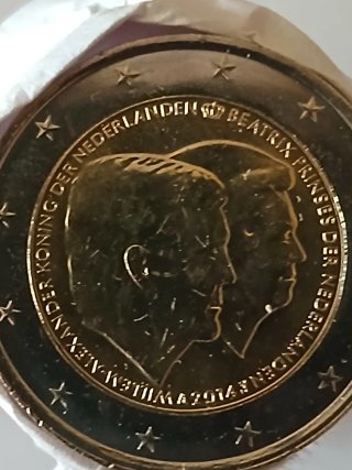 Países Bajos 2014 Moneda 2 Euros