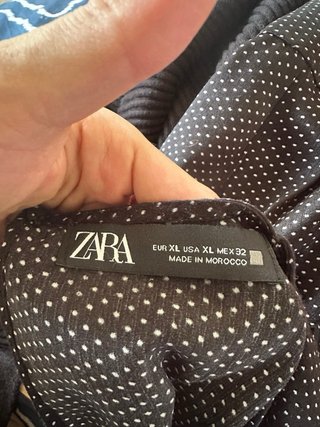 Vestido corto Zara lunares