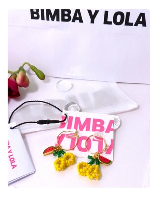 Pendientes BIMBA Y LOLA limones y Sandía