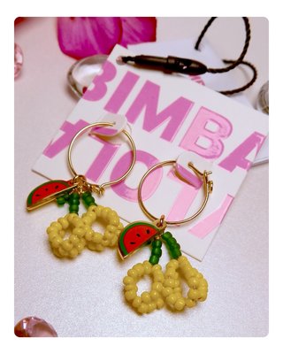 Pendientes BIMBA Y LOLA limones y Sandía