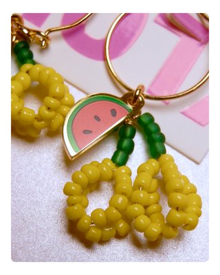Pendientes BIMBA Y LOLA limones y Sandía