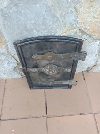 Puerta Hierro Fundido Horno/Asador
