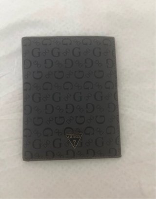 Portafoglio portacarte Guess grigio scuro