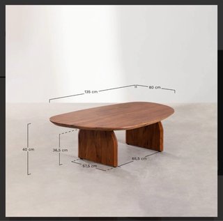 Mesa centro madera natural SKLUM COLOR CLARO!