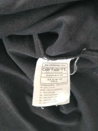 Polo Carhartt WIP Cotone Nero Taglia S
