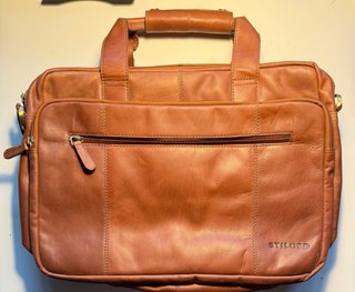 Bolso de piel STILORD marrón