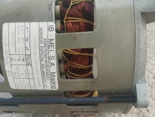Motore lavatrice e cinghia