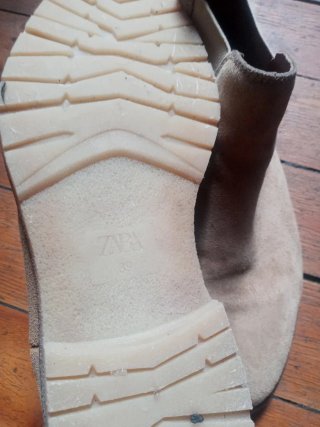 Botines de ante beige para hombre