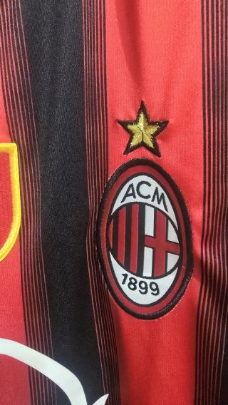 Maglia Calcio Milan Kaka Adidas Opel 2004