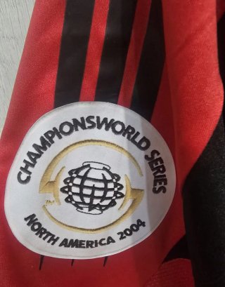 Maglia Calcio Milan Kaka Adidas Opel 2004