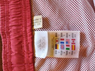 Bañador Adidas Rojo Talla M