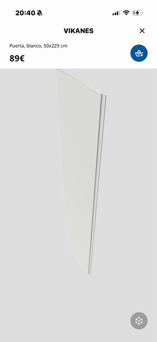 Puerta armario PAX IKEA VIKANES 50x229