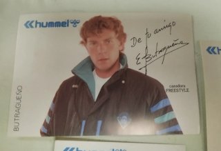 Lote 3 Postales Autografiadas Emilio Butragueño