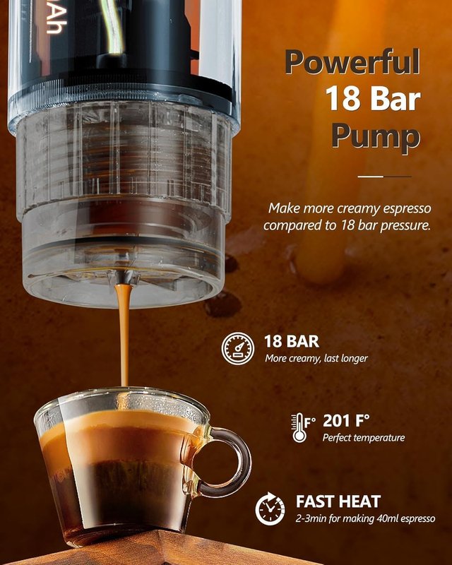 NUEVO - Máquina Café Expreso Portátil