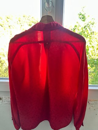 Camisa Roja Jacquard