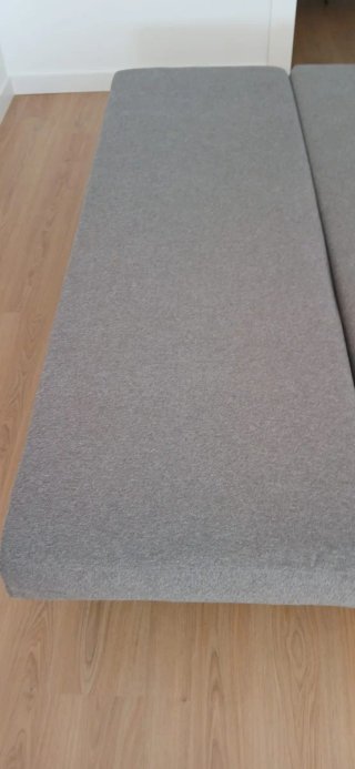 Sofá Cama Ikea Gris Tela