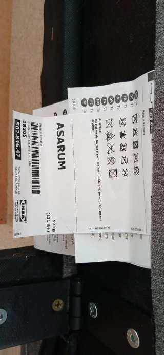 Sofá Cama Ikea Gris Tela