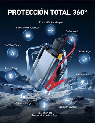 NUEVO - Arrancador Batería Coche AstroAI 8000A