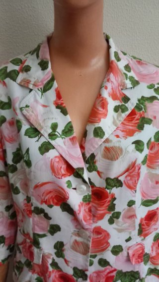Giacca donna floreale