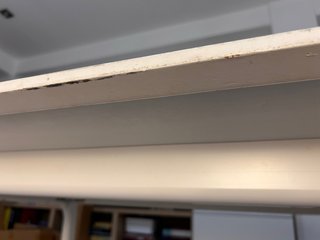 Mesa de madera blanca 195x95