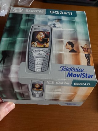 Teléfono Sagem SG341 Movistar Plata