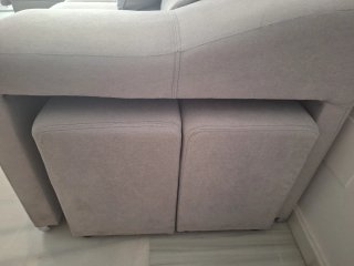 Sofá Chaise Longue gris
