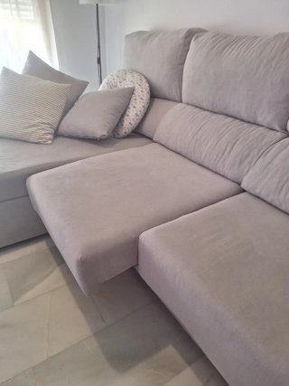 Sofá Chaise Longue gris