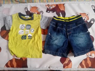 Set bambino estivo 4pz 6M