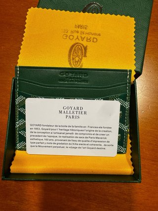 Portacarte Goyard Saint-Sulpice Verde