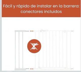 Hauck Extensión 21 cm para Puerta de seguridad