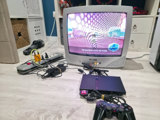 PlayStation 2 Slim PS2 + Controller + Memory Card + Gioco