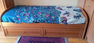 Puente y camas 80cm con colchones