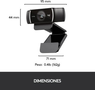 Cámara Web para streaming, Logitech C922 Pro Stream